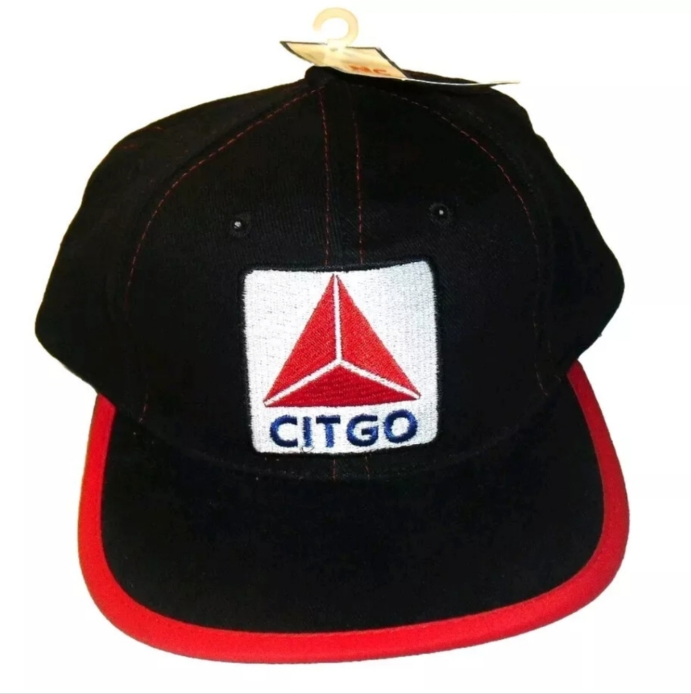 Citgo Michael Waltrip #21 Racing Nascar Mens Vintage 90s Strapback hat New